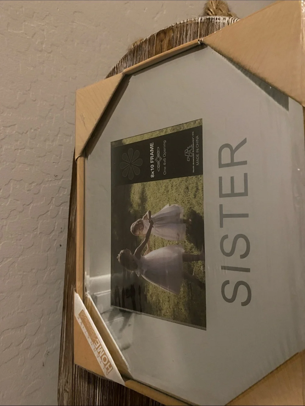 Complete Mirror Photo Frame-Sister Decorative 8x10 Frame - for 4x6 photo